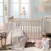 Lambs u0026 Ivy Lambs &amp; Ivy - Conjunto de cama para berço de bebê com 3 peças Baby Blooms rosa floral/borboleta New