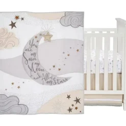 Lambs u0026 Ivy Lambs &amp; Ivy - Conjunto de roupa de cama para berço Goodnight Moon 3Pk Best