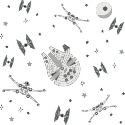 Lambs u0026 Ivy Lambs &amp; Ivy - Decalque de parede, Stars Wars Millennium Falcon Tie Fighters New
