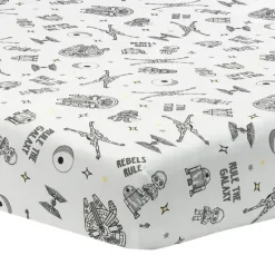 Lambs u0026 Ivy Lambs &amp; Ivy - lençol de bebê, regra Stars Wars Millennium Falcon Rebels Fashion