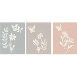 Lambs u0026 Ivy Lambs &amp; Ivy - Lençol de berço de algodão aquarela floral/borboleta Baby Blooms Discount