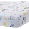 Lambs u0026 Ivy Lambs &amp; Ivy - Lençol de berço para bebê Jazzy Jungle Discount