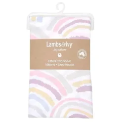 Lambs u0026 Ivy Lambs & Ivy - Lençol para Bebês, Arco-íris Online
