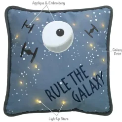 Lambs u0026 Ivy Lambs &amp; Ivy - Light Up Pillow Galaxy, Stars Wars Millennium Falcon Outlet