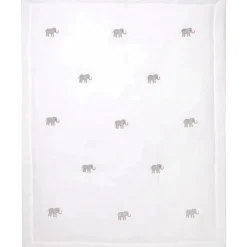 Lambs u0026 Ivy Lambs &amp; Ivy - Linho Branco Cremoso Elefante Exclusivo Sale