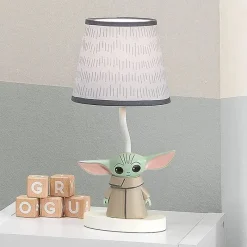 Lambs u0026 Ivy Lambs & Ivy - Lâmpada com abajur e lâmpada, The Child Baby Yoda Discount