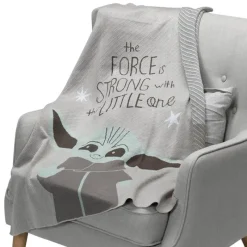 Lambs u0026 Ivy Lambs &amp; Ivy - Manta de tricô para bebê, The Child Baby Yoda Fashion