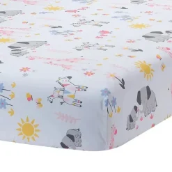 Lambs u0026 Ivy Lambs &amp; Ivy - 3Pk Jazzy Jungle Safari Animals Conjunto de cama para berço rosa Online