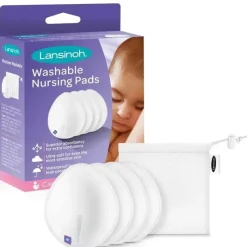 Lansinoh - 4 unidades de absorventes de amamentação reutilizáveis para mães que amamentam Online
