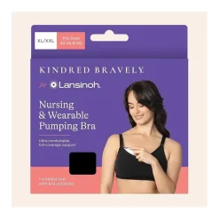 Lansinoh - Kindred Women's Braverly Pumping Bra Busty, Black Outlet