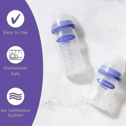 Lansinoh - Mamadeiras com mamilo NaturalWave, 8 onças Online