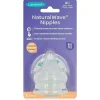 Lansinoh - Mamadeiras de silicone NaturalWAVE 2 unidades, fluxo lento Hot