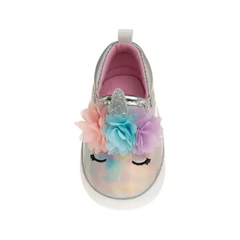 laura_ashley__sapatos_de__SKUWYmOxKUi_1.webp Josmo Laura Ashley - Sapatos de Berço Menina Metálico Unicórnio Best