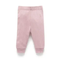 Pure Baby Leggings - Baby Girl Rib, Lavanda New