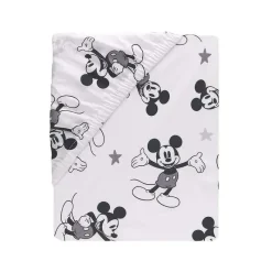 Lambs u0026 Ivy Lençol com elástico para berço do Mickey Mouse Lambs &amp; Ivy Magical Clearance