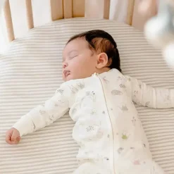 Stokke Lençol com elástico - Sleepi da Pehr, Stripes Away Pebbles Sale