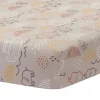 Lambs u0026 Ivy Lençol de berço ajustado Lambs &amp; Ivy Baby Noah Taupe Best