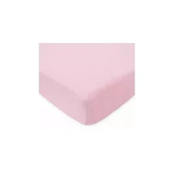 American Baby Company Lençol de berço com ajuste de chenille macio American Baby Heavenly, rosa Clearance