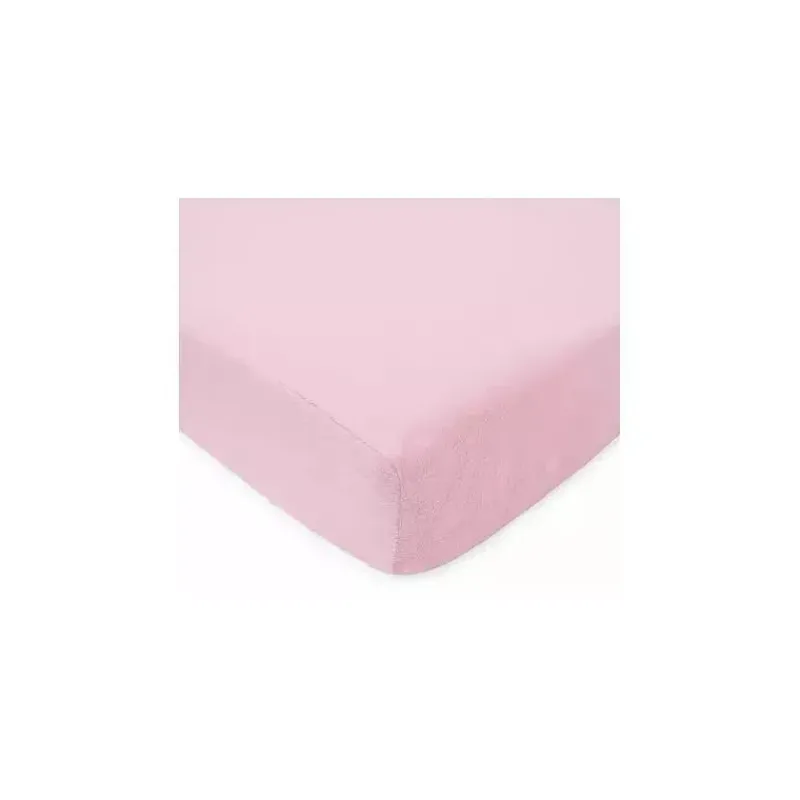 lenol_de_bero_com_ajuste__SKUiFBdFGmi_0.webp American Baby Company Lençol de berço com ajuste de chenille macio American Baby Heavenly, rosa Clearance