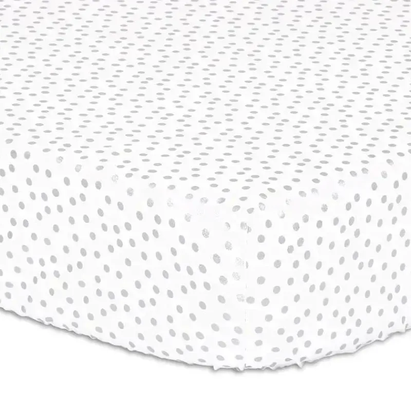 lenol_de_bero_com_casca_d_SKUIk4gMIxL_0.webp The Peanut Shell Lençol de berço com casca de amendoim, ponto prateado metálico Outlet