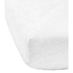 Piccolo Bambino Lençol de berço de camurça de bolso profundo de luxo em vinil - branco Clearance