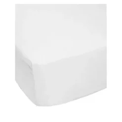 Noomie Lençol de Berço - Branco Sólido Clearance