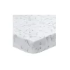 Lambs u0026 Ivy Lençol para berço de bebê Lambs &amp; Ivy Grey em mármore Hot