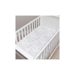 Lambs u0026 Ivy Lençol para berço de bebê Lambs & Ivy Grey em mármore Hot