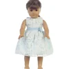 Lito Children's Wear Lito - Baby Dolls Vestido de tule com design floral, azul Hot