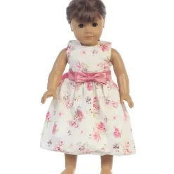 Lito Children's Wear Lito - Vestido boneca de algodão com estampa floral Sale