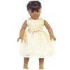 Lito Children's Wear Lito - Vestido de organza com vestido de bonecas Burnout Squares, amarelo Discount