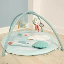 Little Big Friends - Grande tapete redondo com arco, brinquedo de atividade multissensorial, oceano Outlet