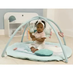 Little Big Friends - Grande tapete redondo com arco, brinquedo de atividade multissensorial, oceano Outlet