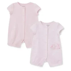 Little Me - 2 unidades de macacões coelhinhos para meninas Fashion