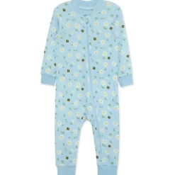 Little Me - Baby Boy Daisy Zip Front Pajama Fashion