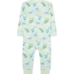 Little Me - Baby Boy Dragon Zip Front Pajama New