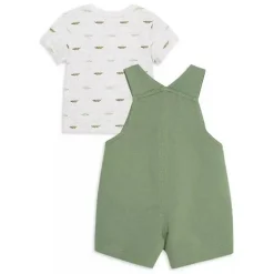 Little Me - Baby Boy Gator Shortall Online