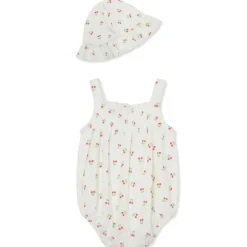 Little Me - Baby Girl Cherries Bubble Hat Hot