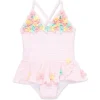 Little Me - Baby Girl 3D Multi 1-Piece Swimsuit Discount
