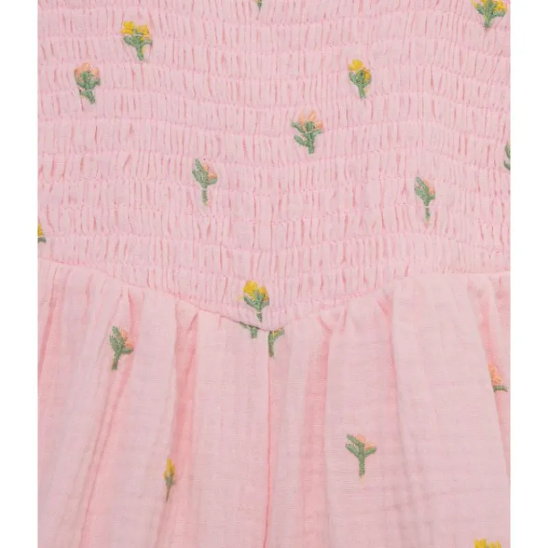 little_me__baby_girl_flor_SKUcrT2IrRB_2.webp Little Me - Baby Girl Floral Schiffli Woven Romper Pink New
