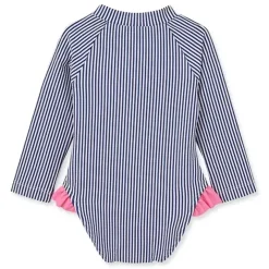Little Me - Baby Girl Heart Rashguard Blue Online