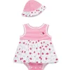 Little Me - Baby Girl Ladybugs Popover, Pink Best