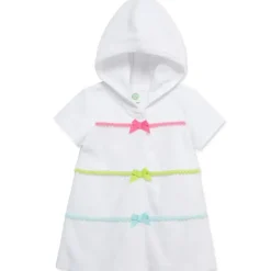 Little Me - Baby Girl Multicolor Swim Coverup, White Hot