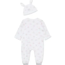 Little Me - Baby Girl Pink Bunny Footie & Hat Clearance