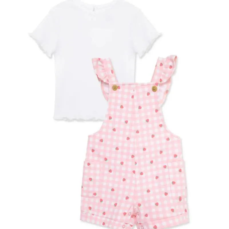 little_me__baby_girl_stra_SKU5IduDR1O_1.webp Little Me - Baby Girl Strawberry Knit Shortall Set Pink Discount