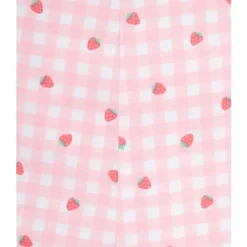Little Me - Baby Girl Strawberry Knit Shortall Set Pink Discount