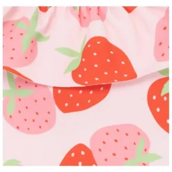 Little Me - Baby Girl Strawberry Swimsuit, Rose Hot