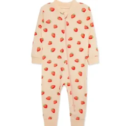 Little Me - Baby Girl Strawberry Zip Front, Pink Fashion