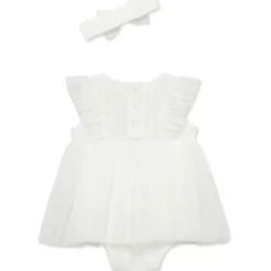 Little Me - Baby Girl Strawberry Popover, Ivory Fashion