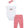 Little Me - Baby Girl Strawberry Bodysuit & Pant Set Discount